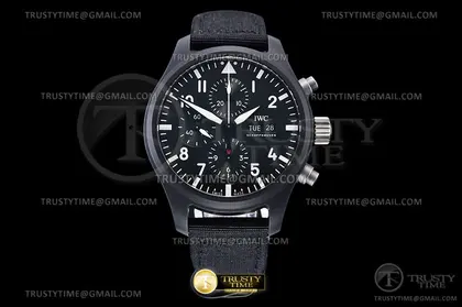 IWC0503 – Pilot Chrono IW389101 Top Gun SS LE Black AZF A7750 — IWC Watches sample