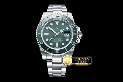 ROLSUB0249A -Submariner 116610LV SS SS Green BPF V2 SP A3135 Mod — Rolex Watches sample