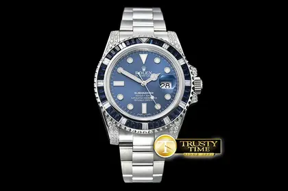 ROLSUB0264A – Submariner 116619 Blue Diam SS SS Blue GSF A2836 — Rolex Watches sample