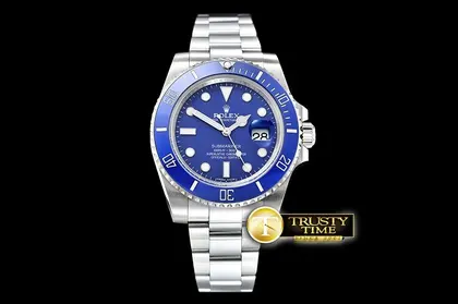ROLSUB0257 – Submariner 116619LN SS SS Blue JF Asia 2824 — Rolex Watches sample