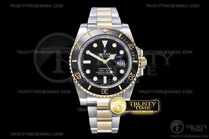 Submariner 116613LN 904L YG SS Black ARF V3 SH3135 — Rolex Watches sample