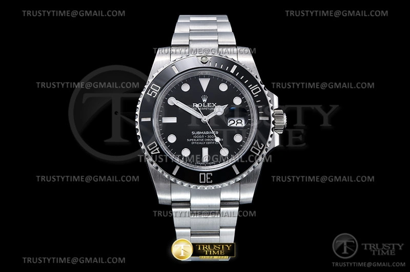 ROLSUB0417A – Submariner 116610LN 904L SS SS Blk CLEAN V2 VS3135
